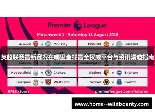 英超联赛最新赛况在哪里查找最全权威平台与资讯渠道指南